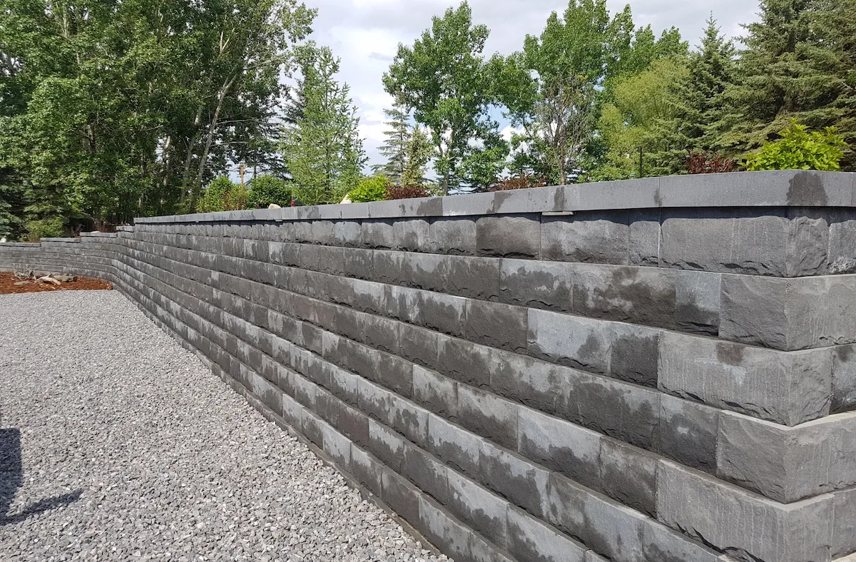 Keystone retaining wall